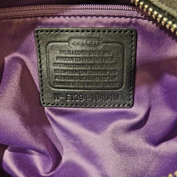 Black Coach Purse E1394-19404M - Picture 8 of 8